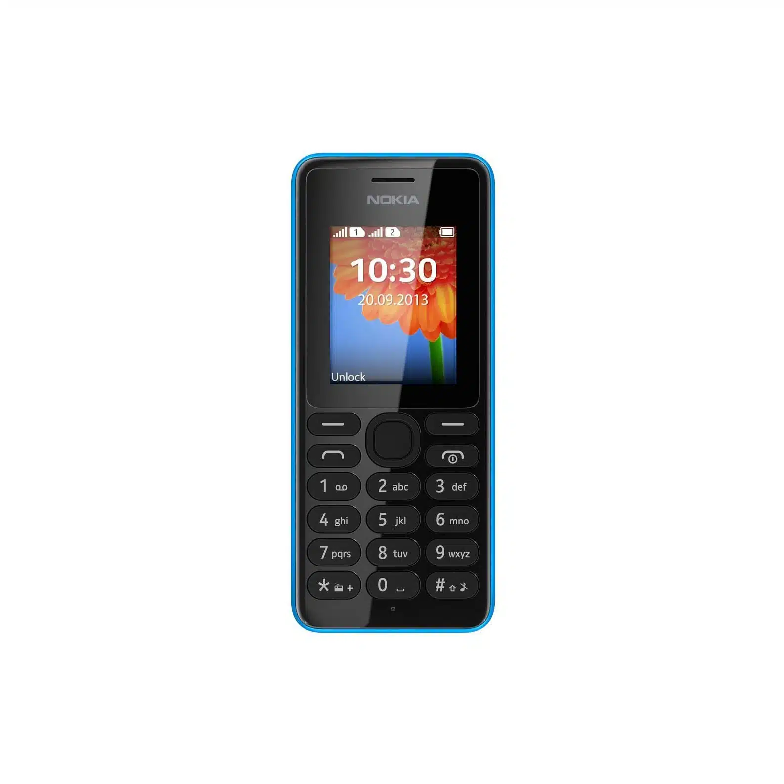 Nokia 108 Dual Sim Refurbished Original Feature Phone Camera Flash