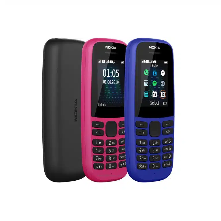 Nokia 105 Dual SIM 2019 Original Button Phone with Long Battery Backup