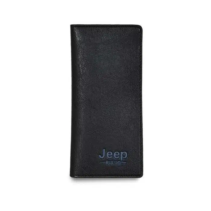 Black Jeep Wallet Long For Men Premium PU Leather Casual Style