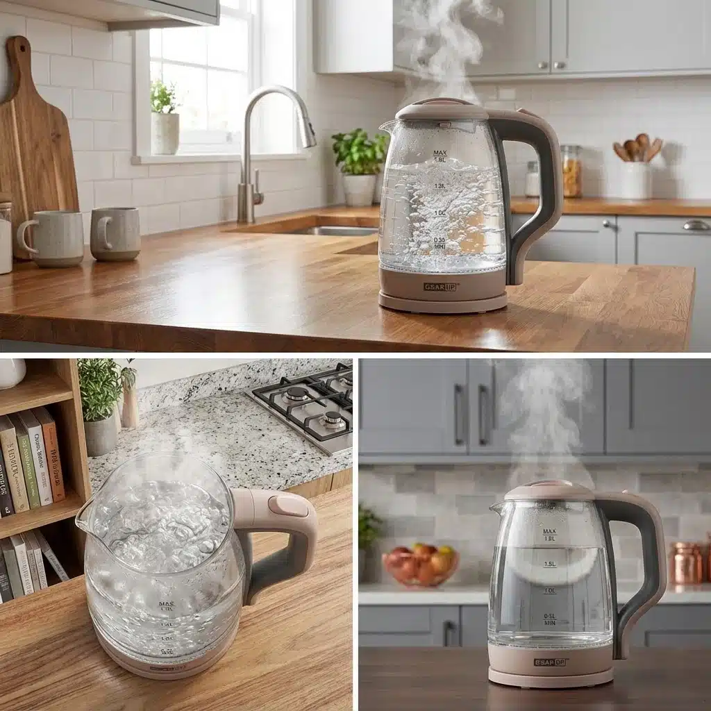 GearUP Electric Glass Kettle 1.8L - 1500W