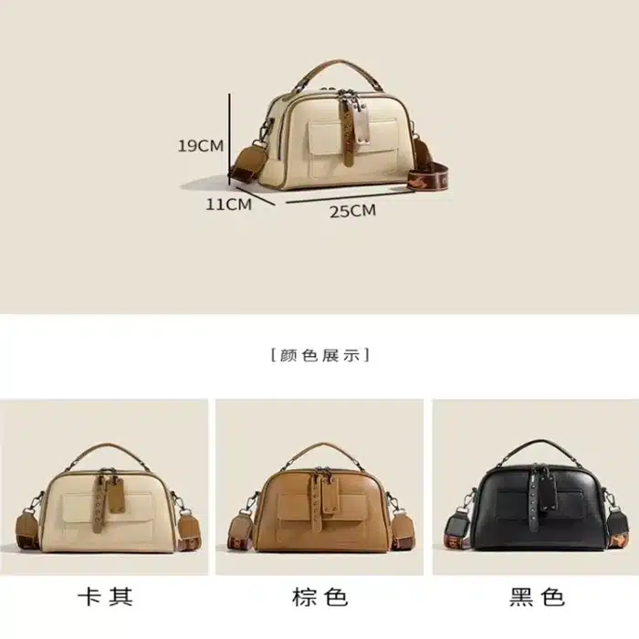 High End Ladies Multi-Layer Large Capacity PU Leather Handbag