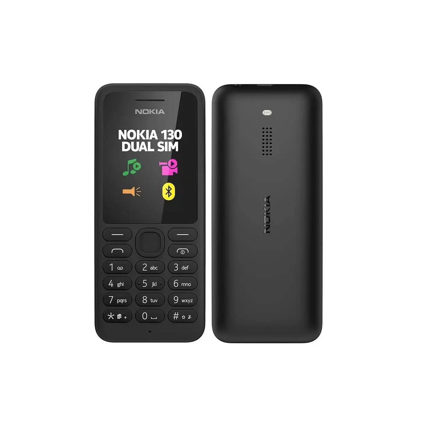 Nokia 130 Dual Sim Refurbished Original Feature Phone Flash Radio