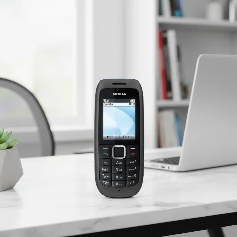 Nokia 1616 Single Sim Refurbished Original Feature Phone Flash Light