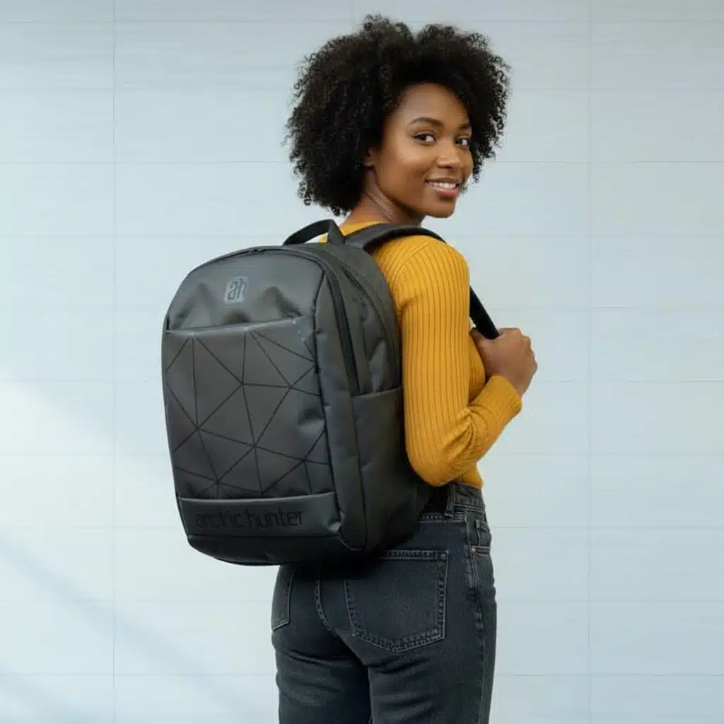 Premium Arctic Hunter Laptop & College Backpack with Warranty