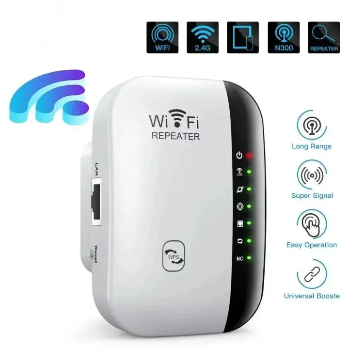 300Mbps WiFi Repeater Wireless-N Signal Booster