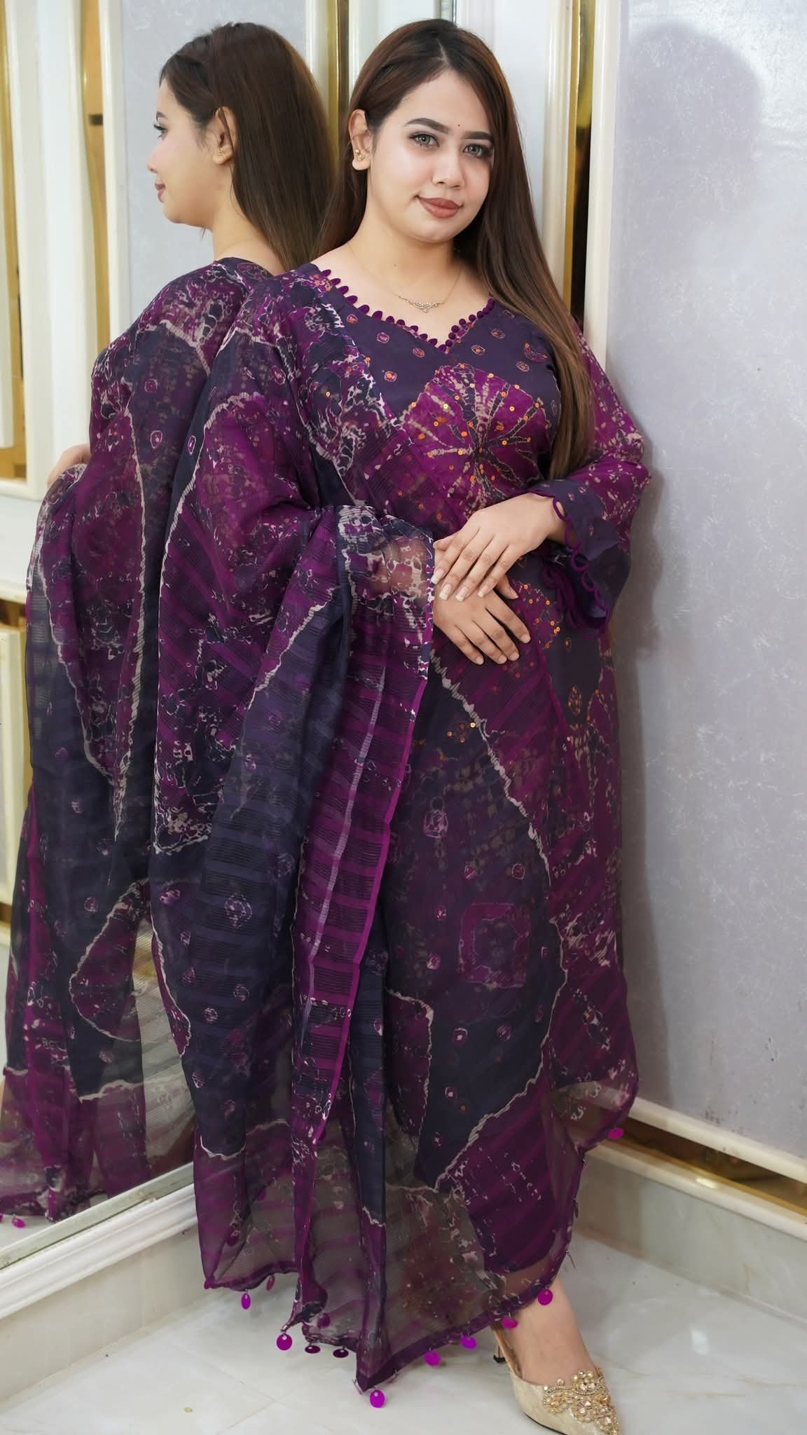 Readymade Kota Batik Three Piece for Women