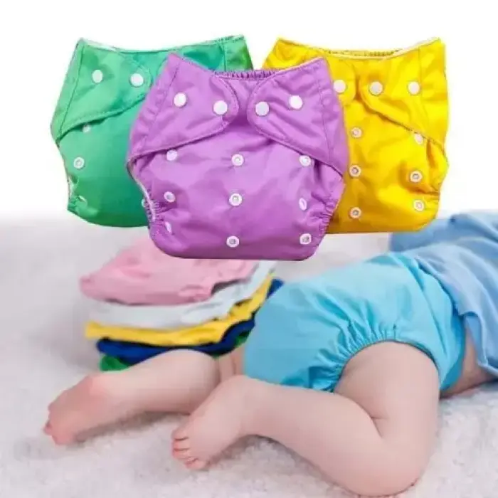 Premium Reusable Baby Cloth Diaper Waterproof & Soft