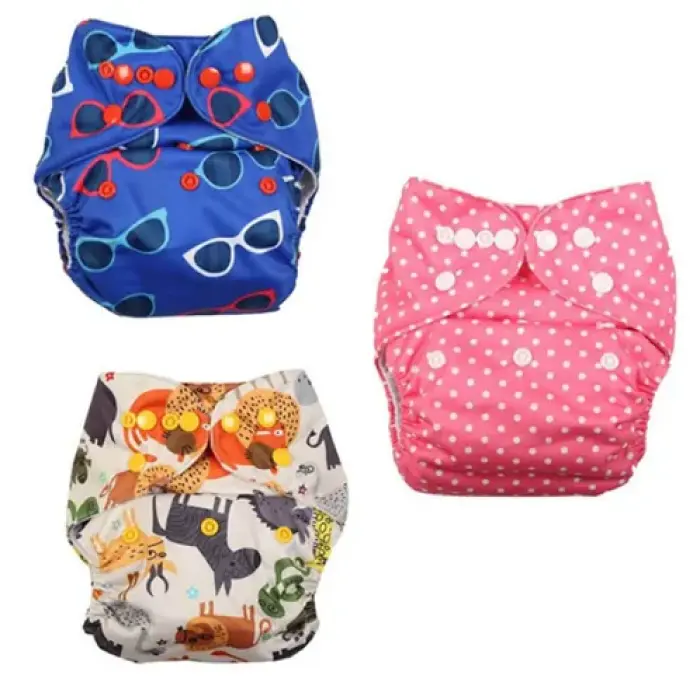 Premium Reusable Baby Cloth Diaper Waterproof & Soft