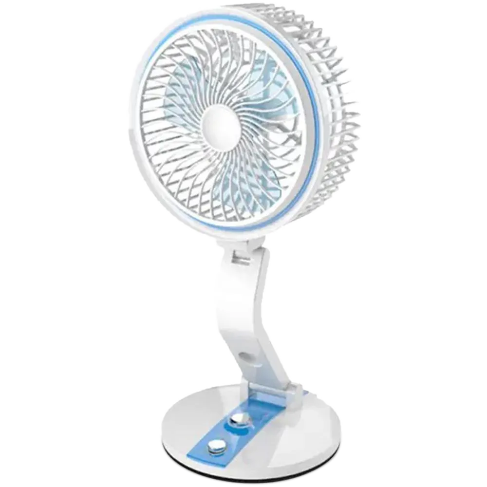 Smart LR Folding Rechargeable Fan with LED Light