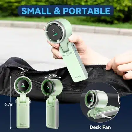 Powerful Mini Turbo Fan 1800mAh Rechargeable